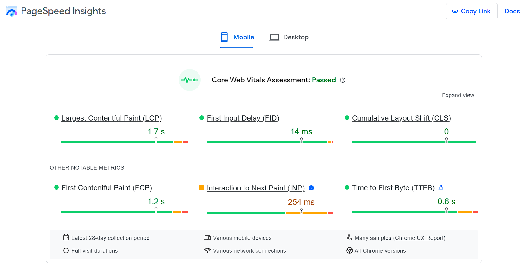 mobile-pagespeed-results-magento-hyva-migration