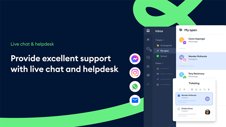 Tidio Live Chat & AI Chatbots