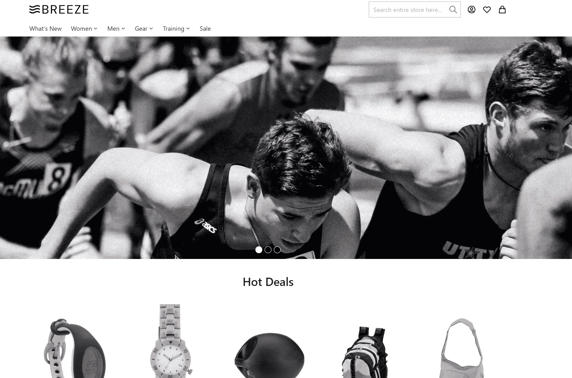 Breeze Blank theme for Magento