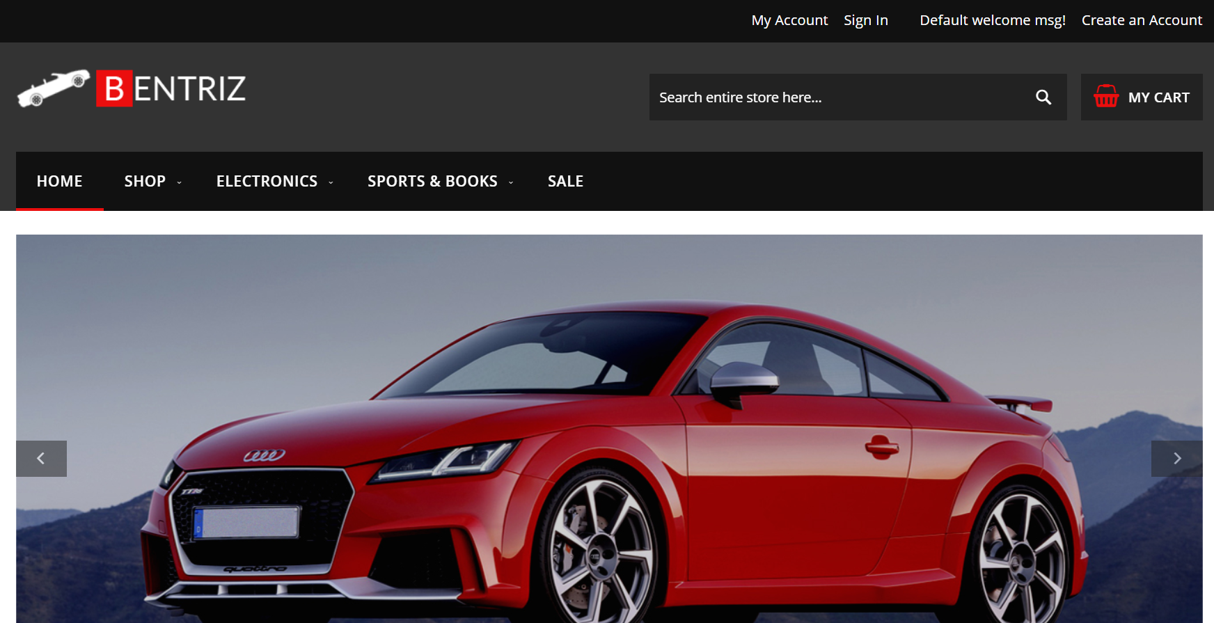 Bentriz theme for Magento