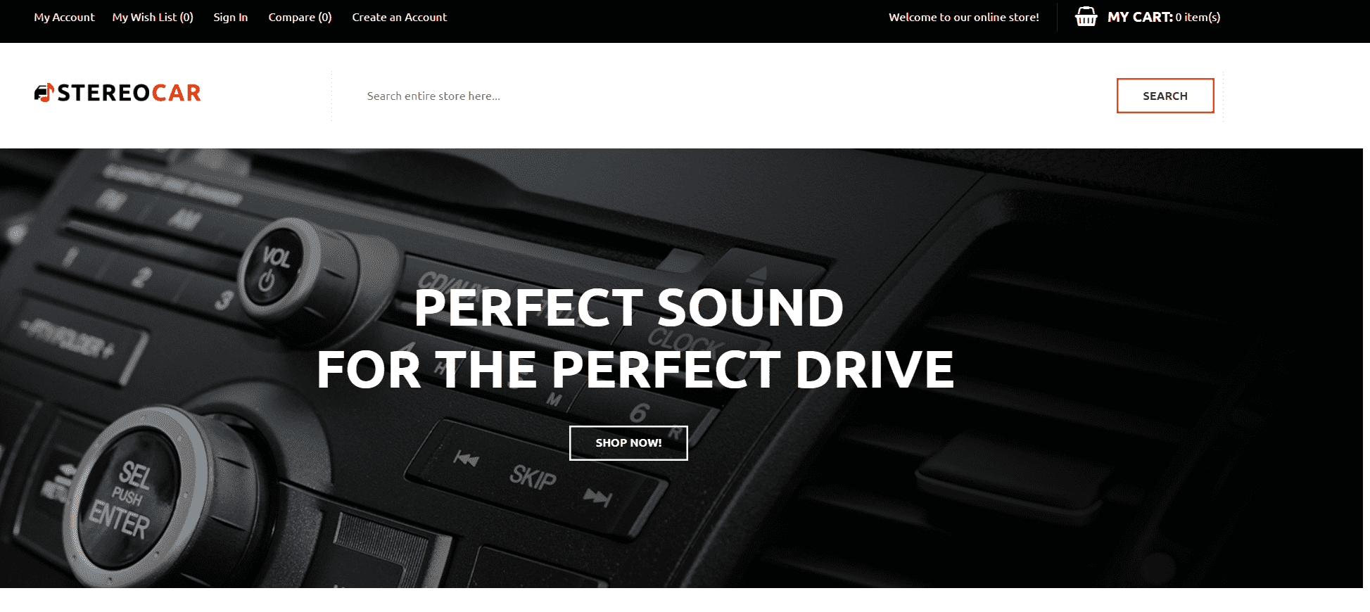 StereoCar theme for Magento