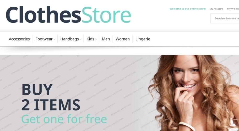 ClothesStore theme for Magento