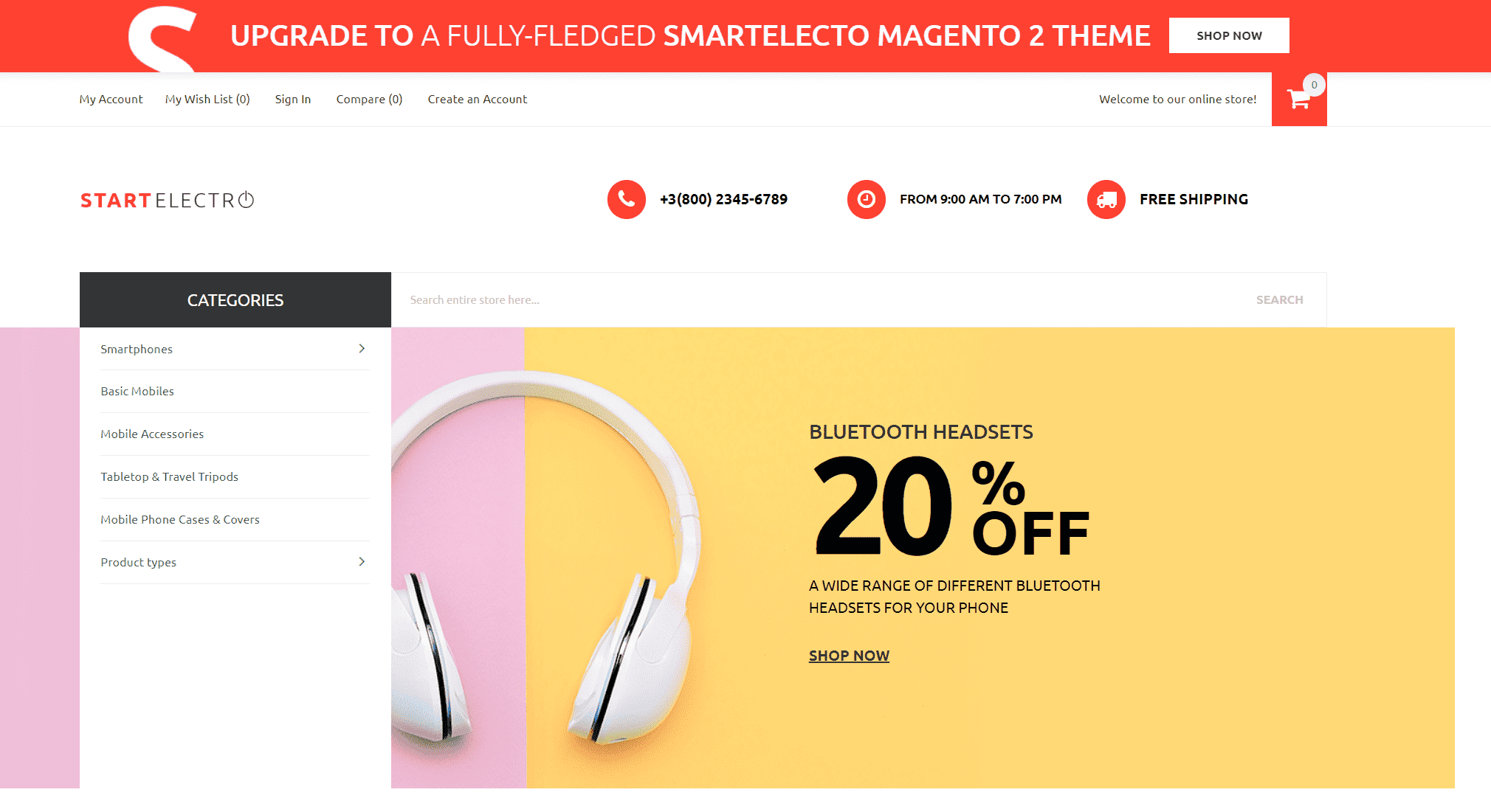 StartElectro theme for Magento