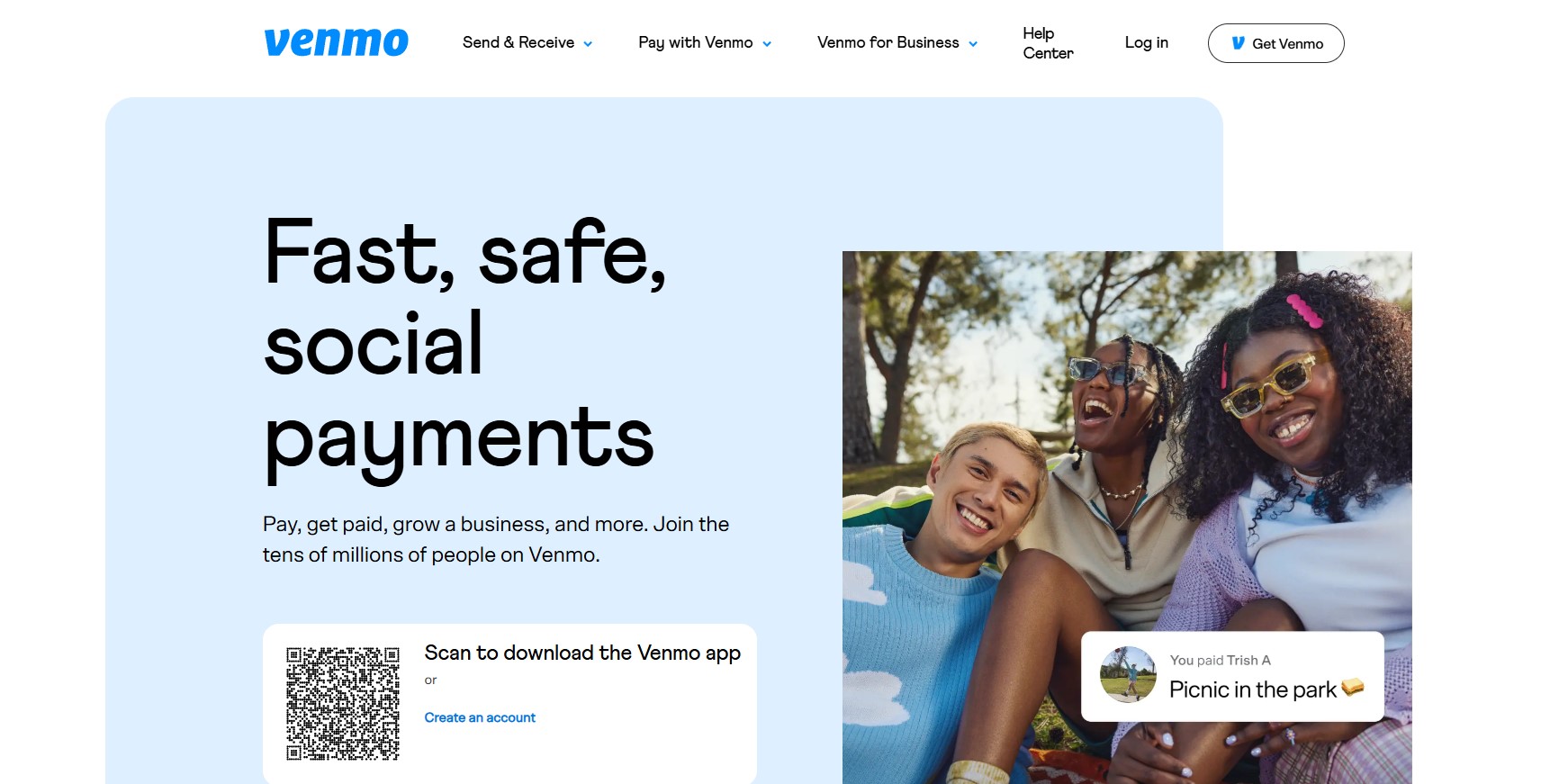 Best Payment Processors for Small Businesses - Venmo