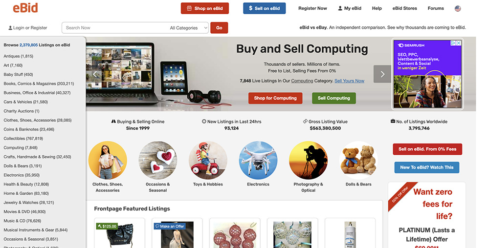 eBid eBay Alternative