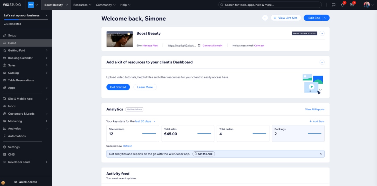 Wix E-commerce - Shopify Alternative