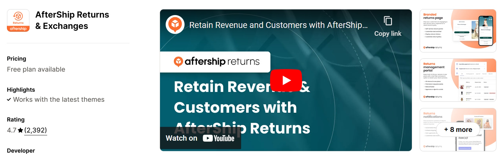 Shopify Apps for black friday - aftership