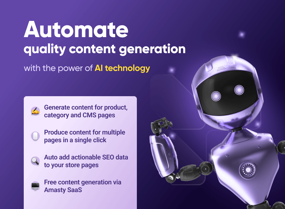 AI tools - Amasty Content Generator