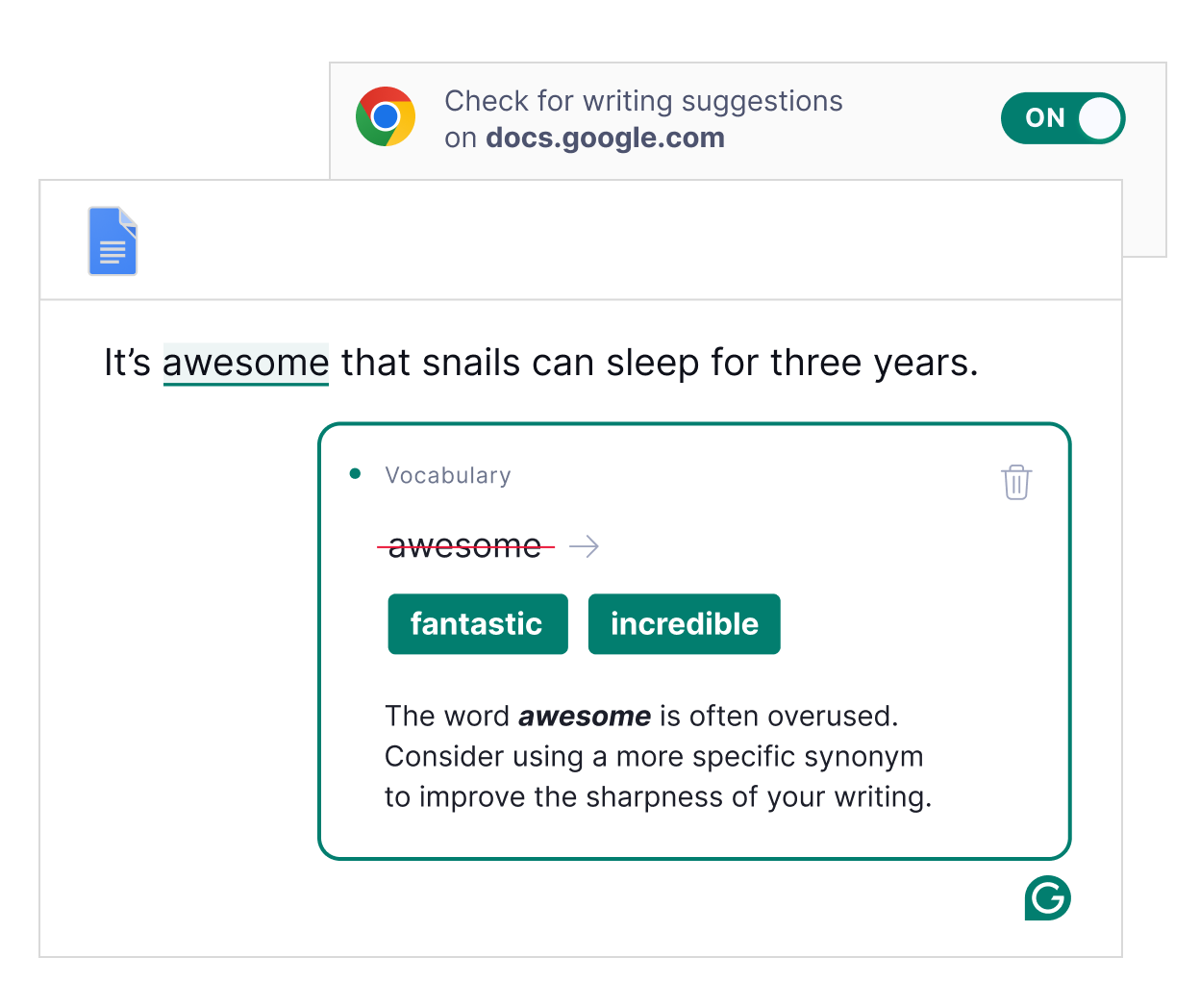 AI tools - Grammarly