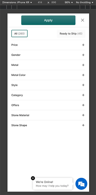 Amasty Improved Layered Navigation -- Mobile-optimized filtering