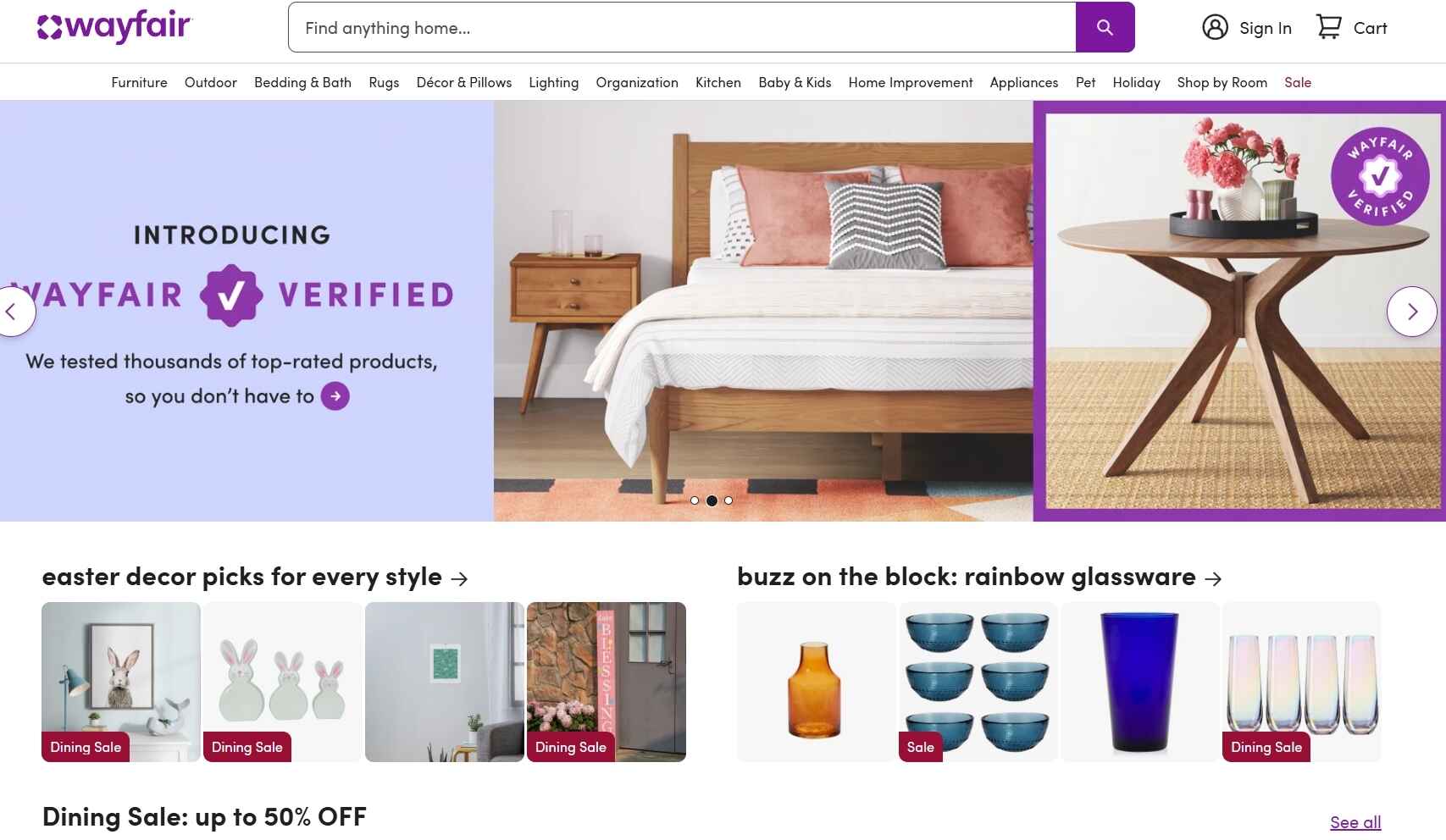 20 Best E-commerce Shops - Wayfair