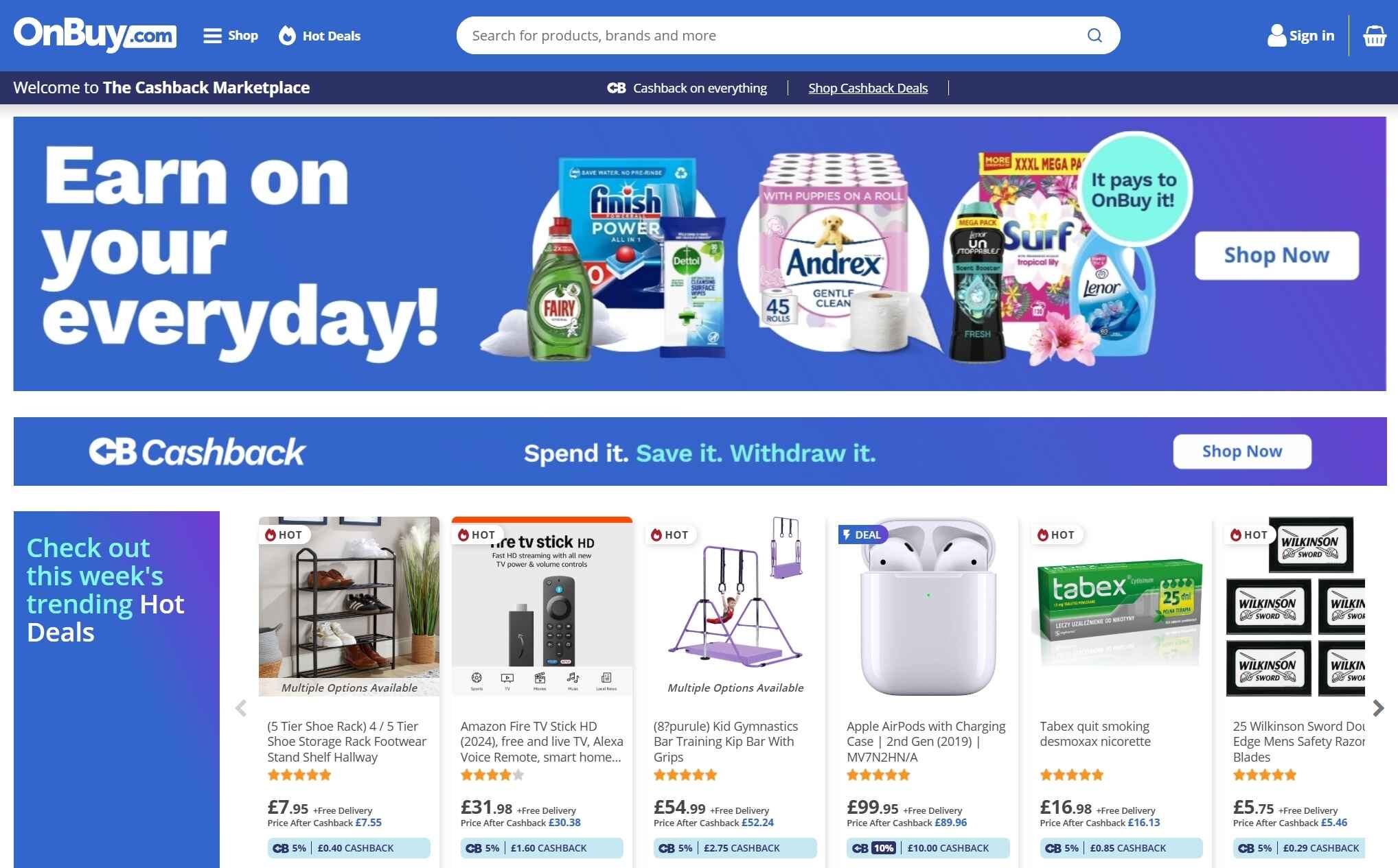 20 Best E-commerce Shops - OnBuy