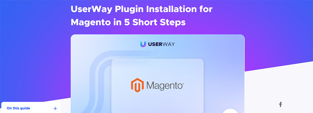 UserWay Accessibility Widget for Magento