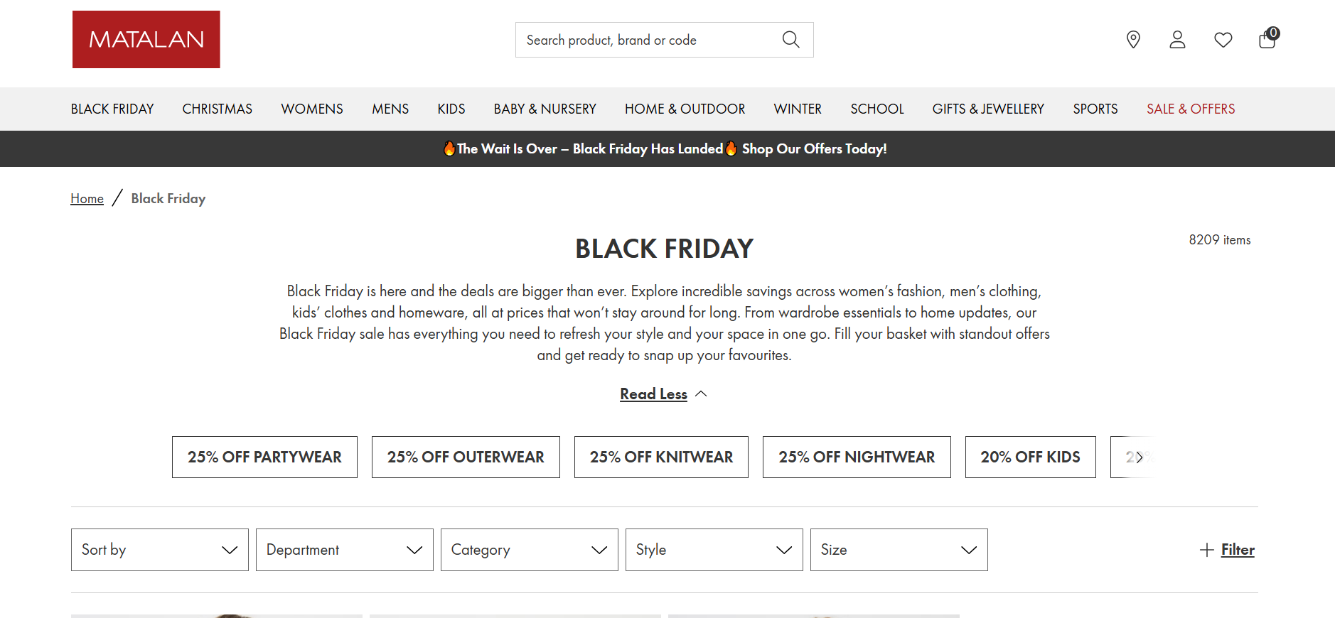 21. Microsite or landing page dedicated to BFCM