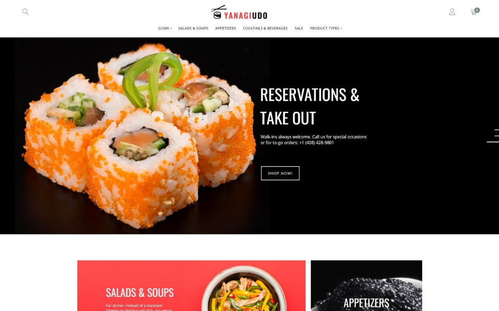 Exotic Delicacies Online Store Magento Theme