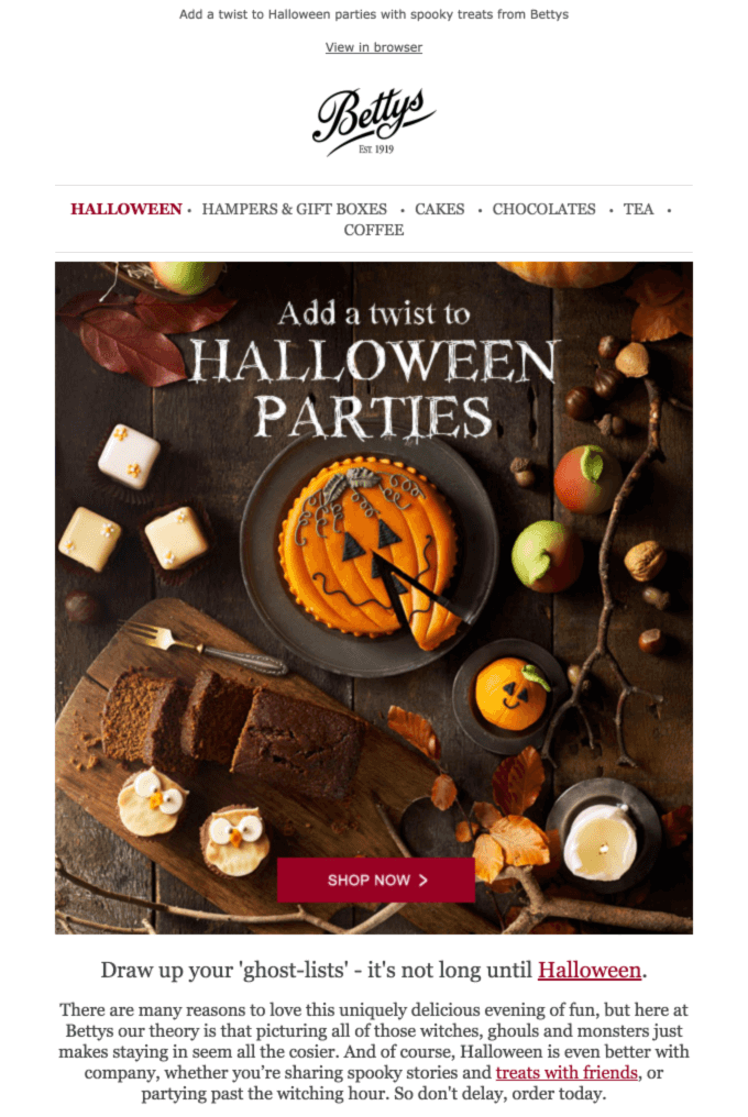 10. Email Marketing: Themed Subject Lines and Segmented Offers