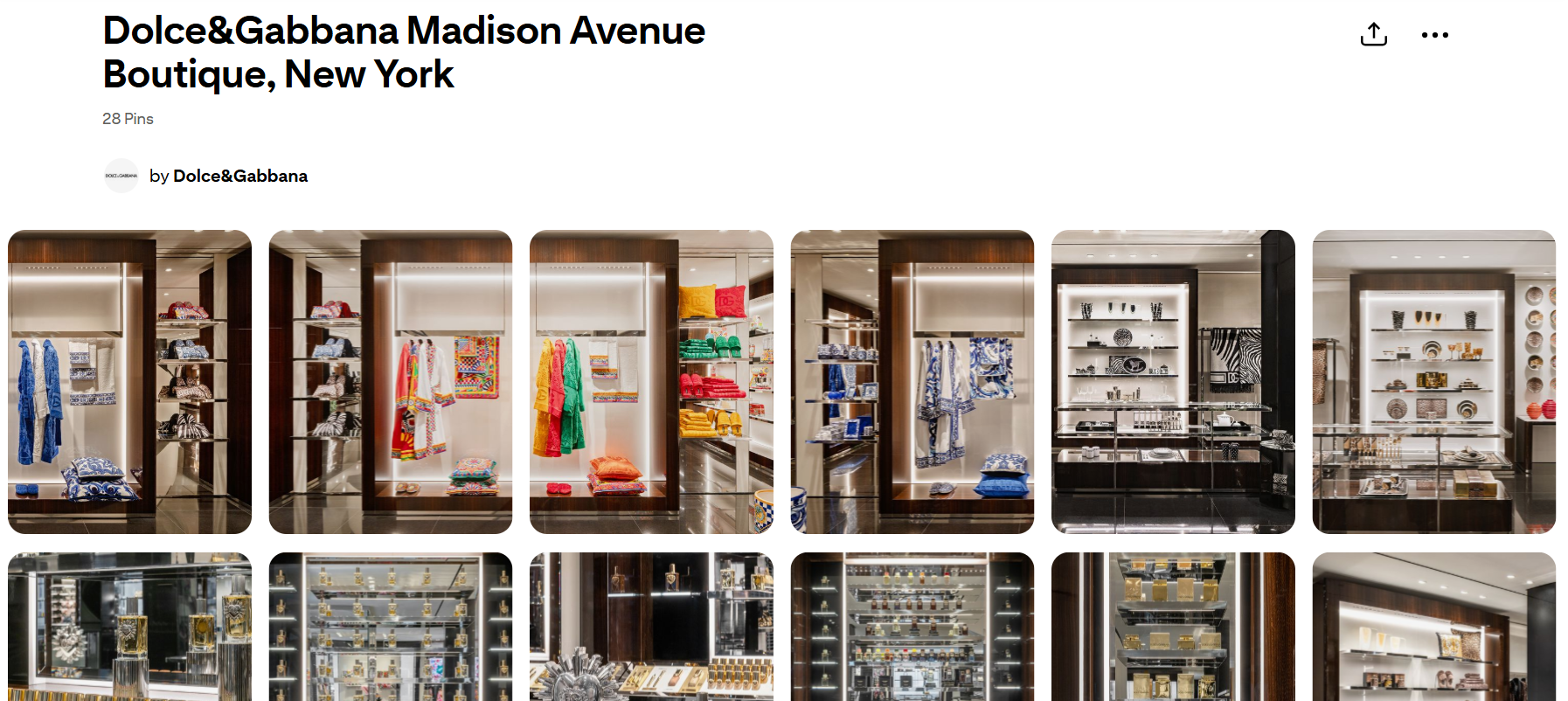 Show your shop - Pinterest board idea