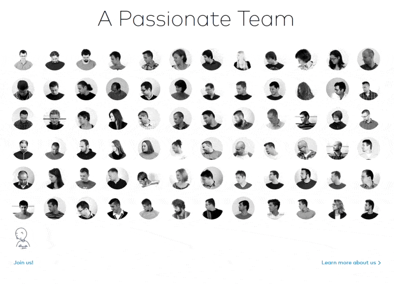lateral cool meet the team page