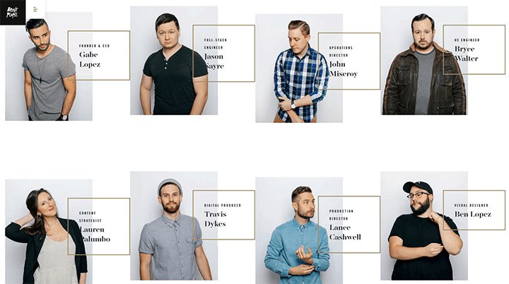 brave people best company team page