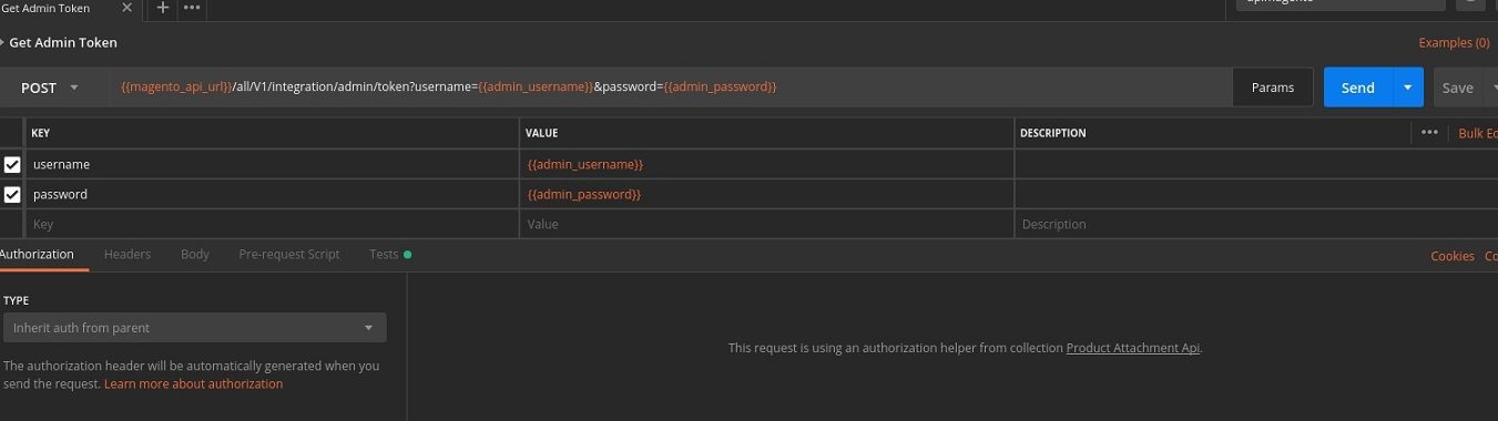 start a post request in magento 2