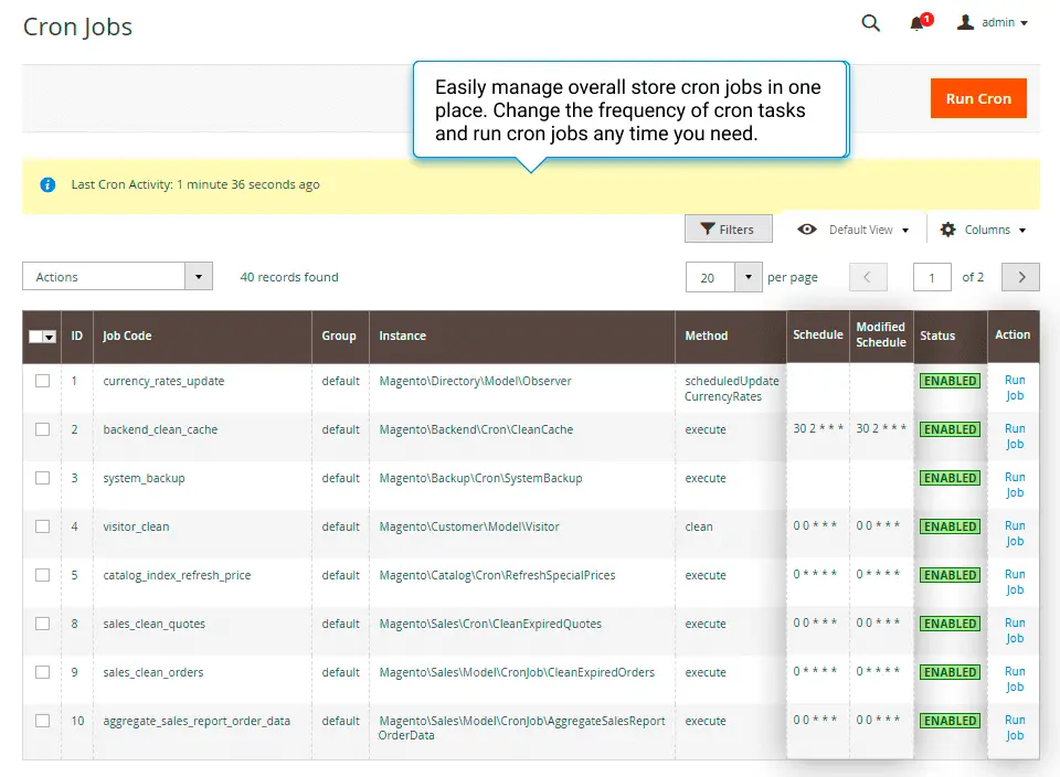 Amasty Cron Scheduler for Magento 2