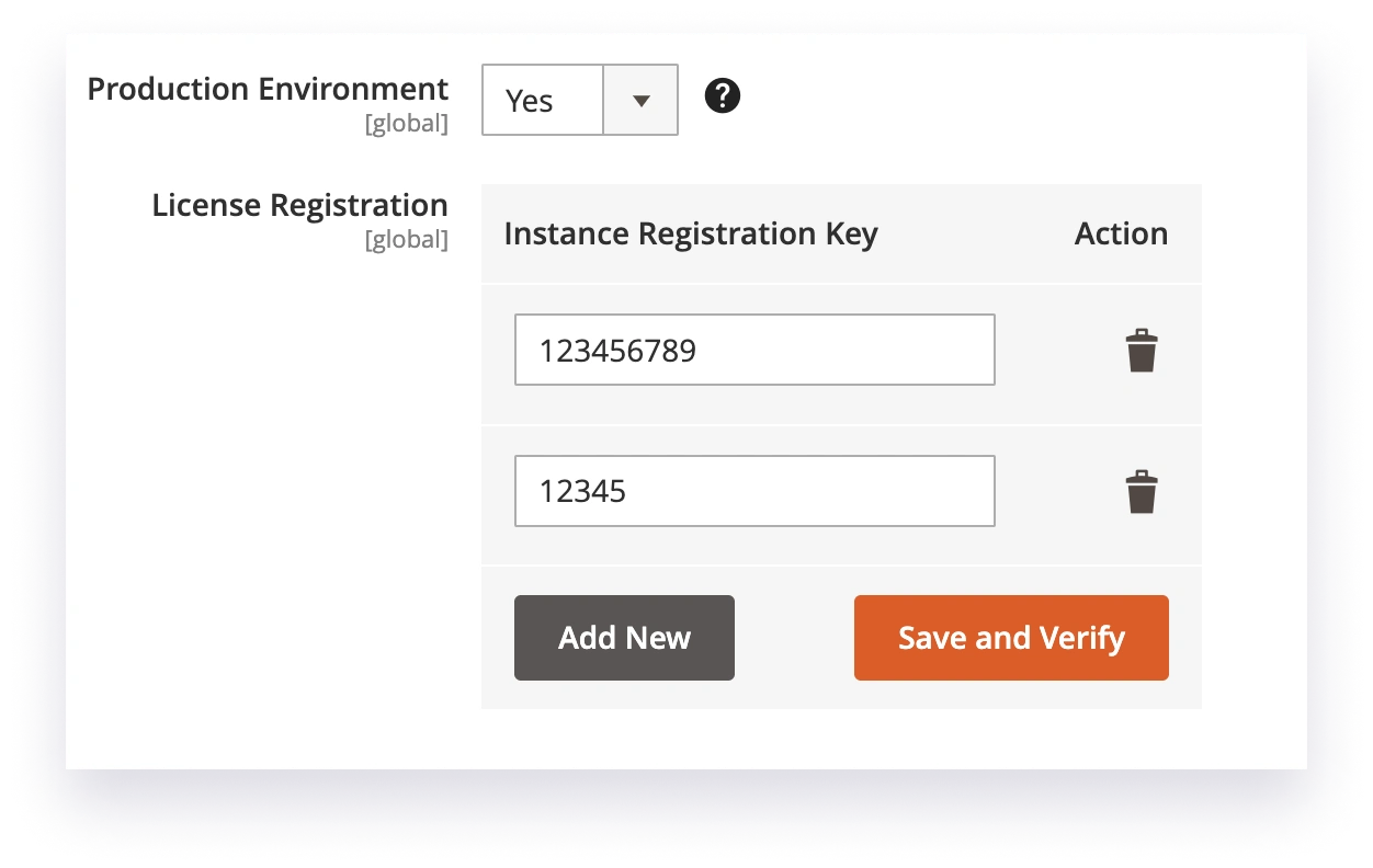 amasty extension license registration key