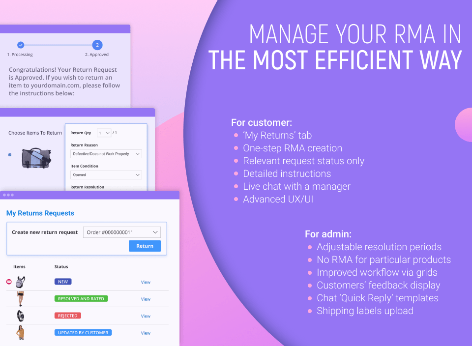 bring your customer service to a new level with rma for magento 2