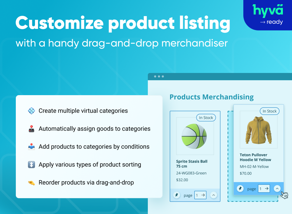 customize product listing with virtual merchandiser