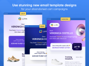 leverage eye-catching new email template designs to revamp your abandoned cart campaigns