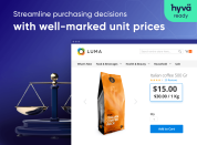 Indicate unit prices to facilitate purchasing decisions