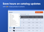 quickly update your catalog with various bulk product actions