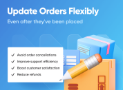 edit orders flexibly 