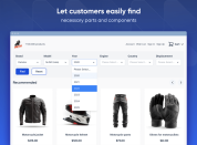 product parts finder easily find necessary parts and components magento 2