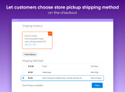 Let customers select Store Pickup shipping method on the checkout step 
