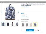 swatches as images on a product page