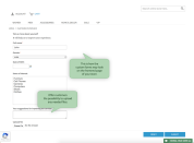 custom forms frontend page example