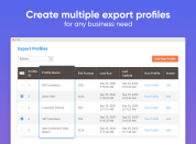 build unique export profiles for any purpose