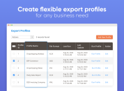 build export profiles for multiple purposes