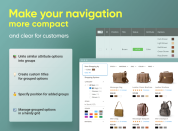 make your store navigation more convenient and compact