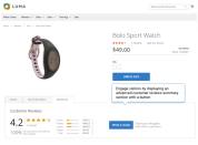 show reviews summary block on product pages