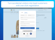 grow the number of clients with one-click login