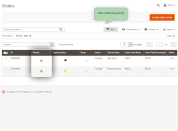 filter orders by priority