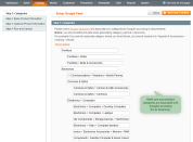 feed creation wizard. easily manage product categories