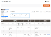 manage rules with extended actions