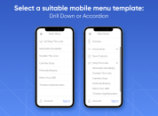 choose a suitable menu template