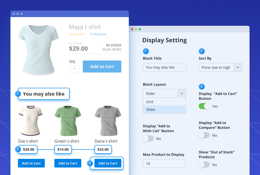 magento related products slider
