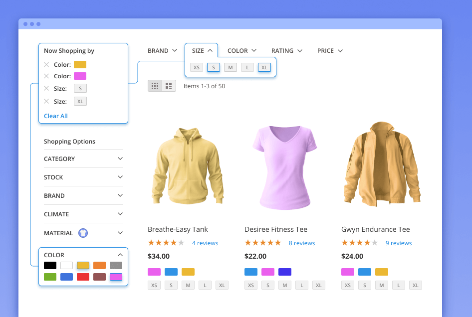 multiple filter values magento 2 product filter