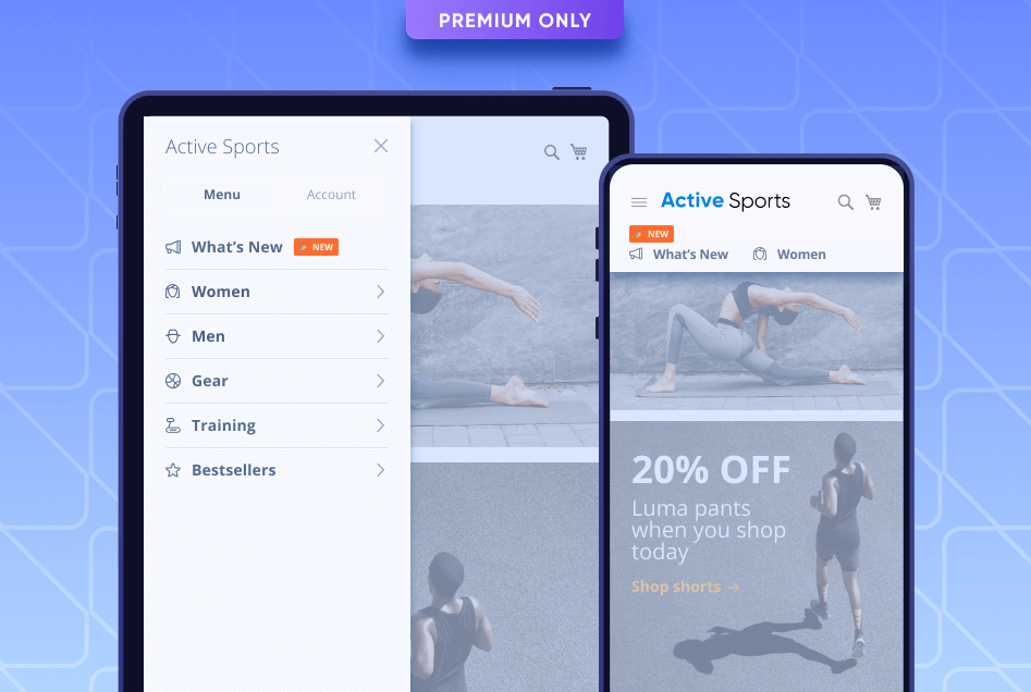 magento 2 mobile menu