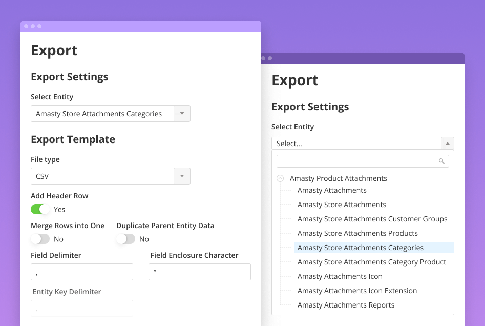 magento 2 import attachment data