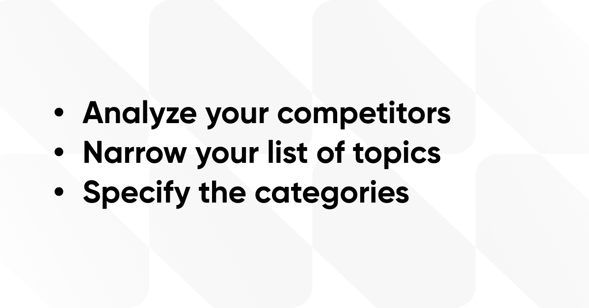 How to define Shopify blog categories for your business?